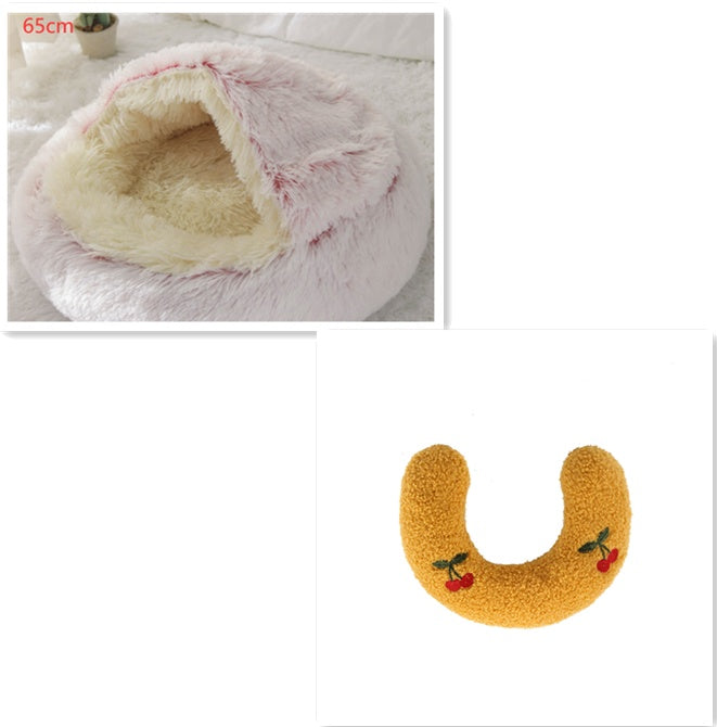 2 In 1 Long Plush Bed