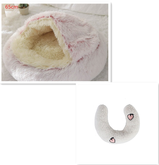 2 In 1 Long Plush Bed
