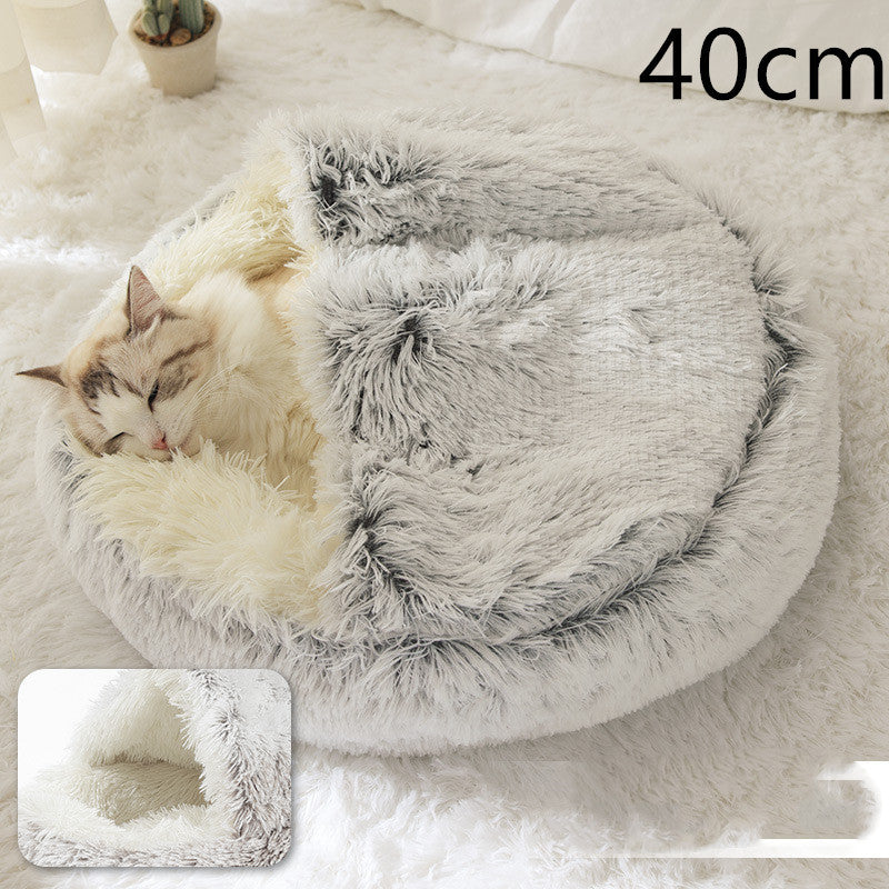 2 In 1 Long Plush Bed