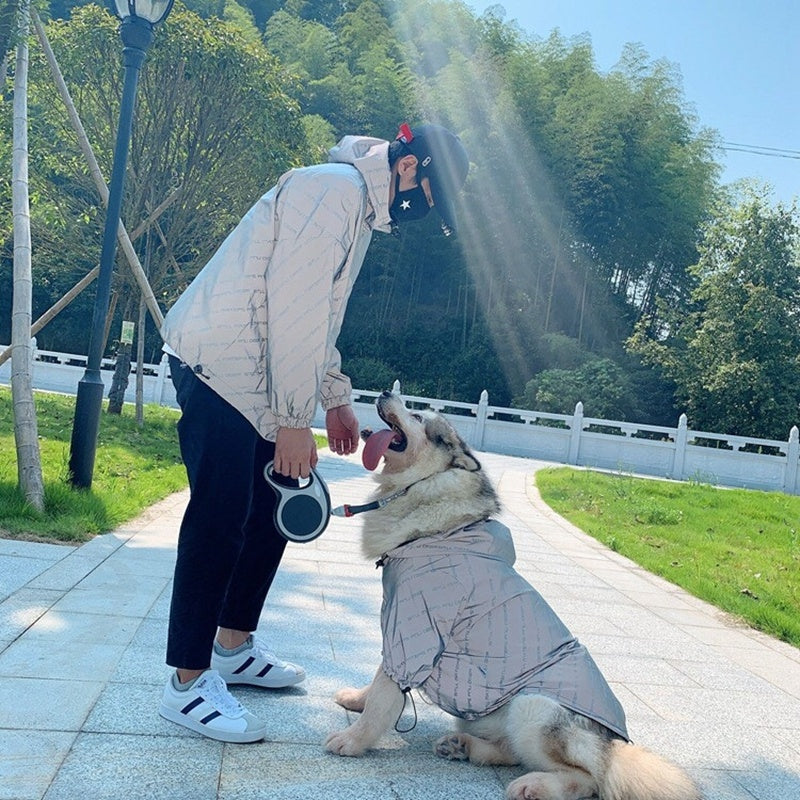 Pet non-fury windproof clothing