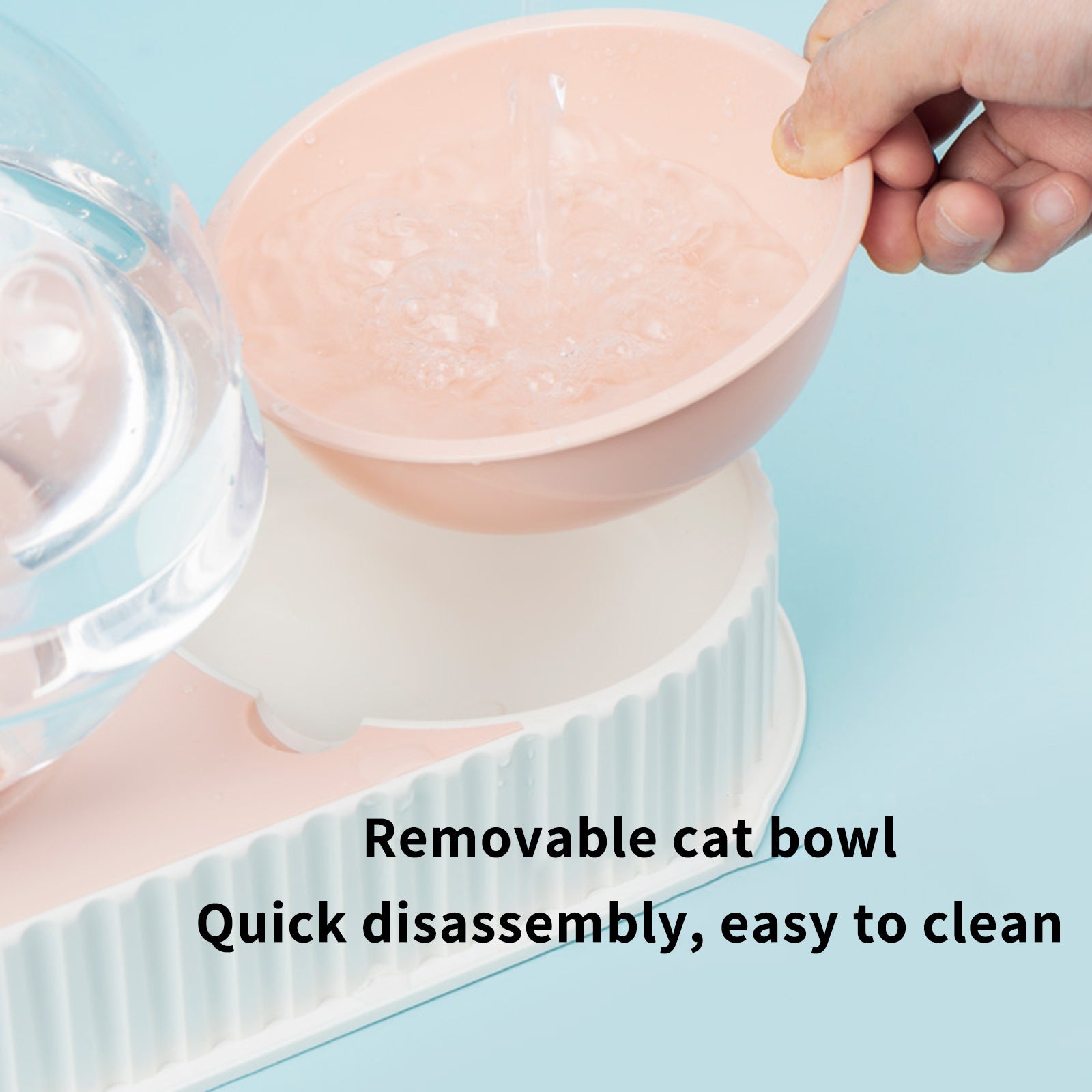 Plastic Pet Feeding Cat Automatic Feeder