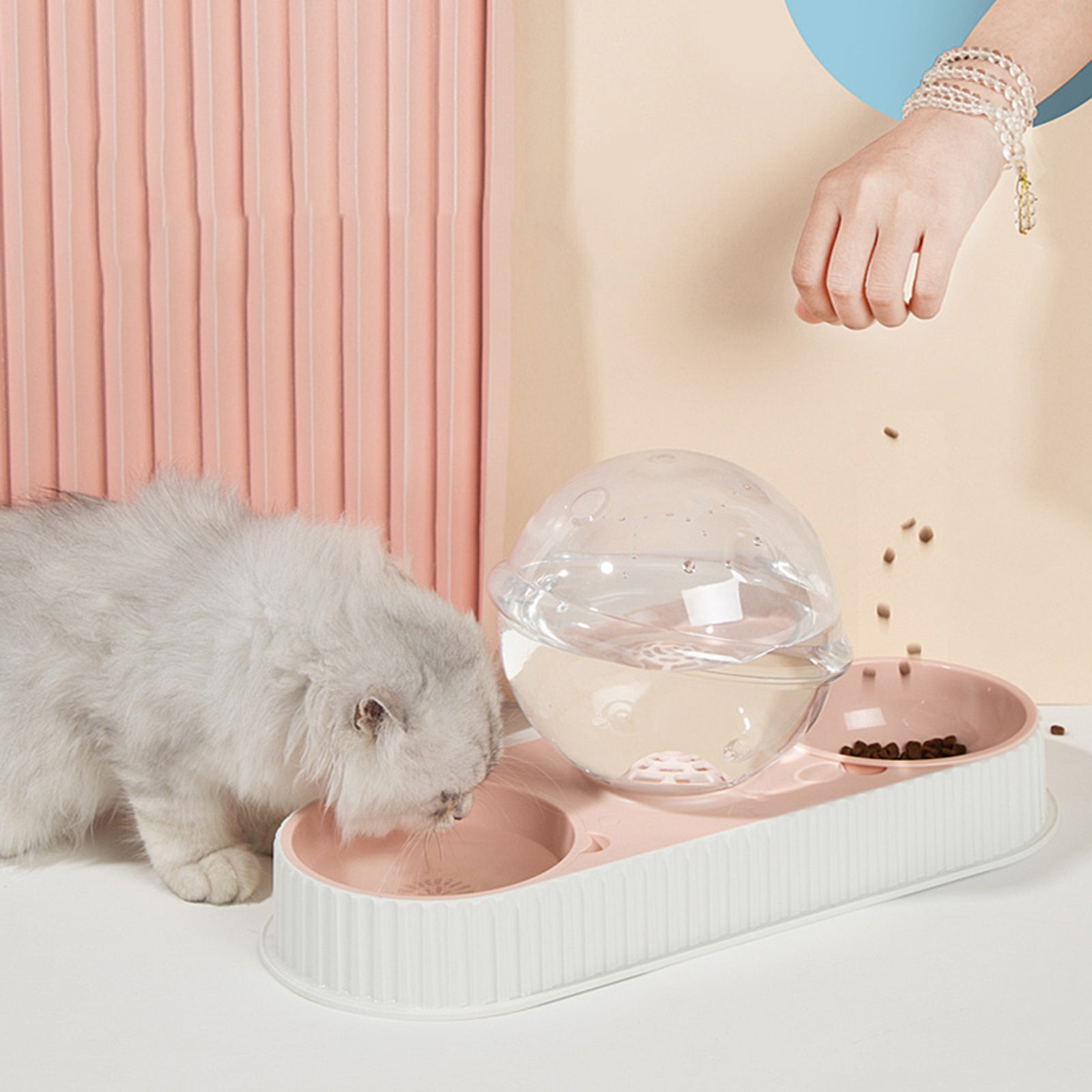 Plastic Pet Feeding Cat Automatic Feeder