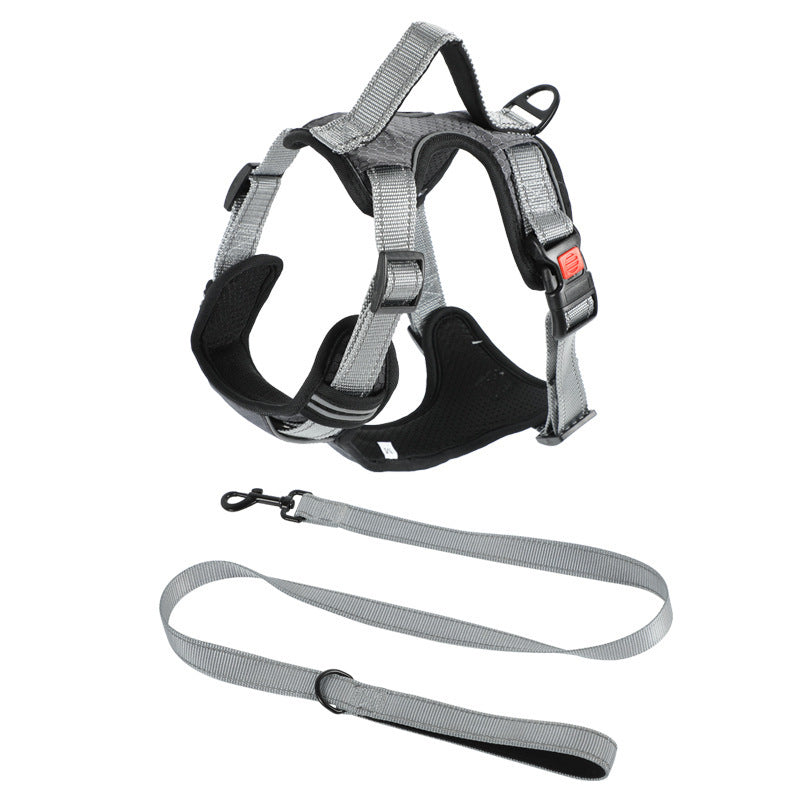 Dog Hand Holding Rope Vest Dog Chest Strap