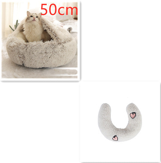 2 In 1 Long Plush Bed