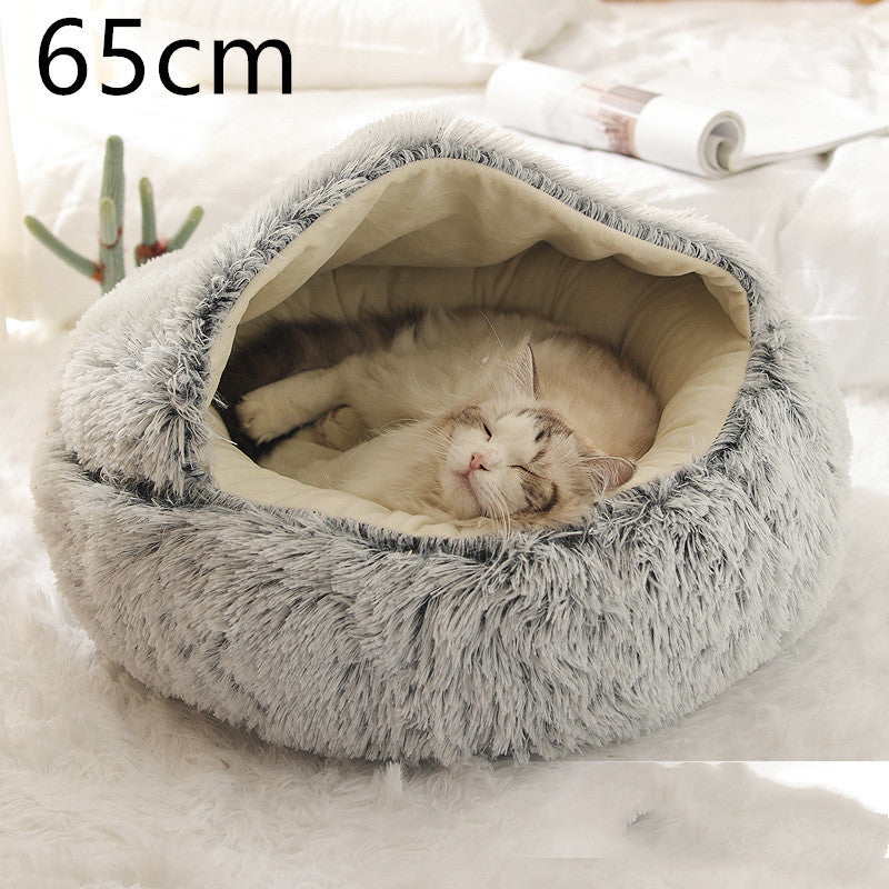 2 In 1 Long Plush Bed