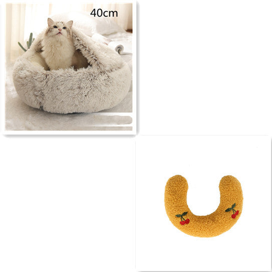 2 In 1 Long Plush Bed