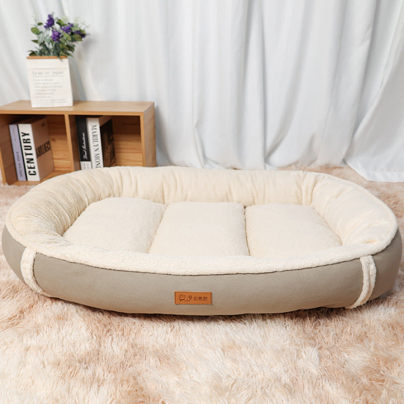 Pet Bed  Linen Round Nest Non-slip