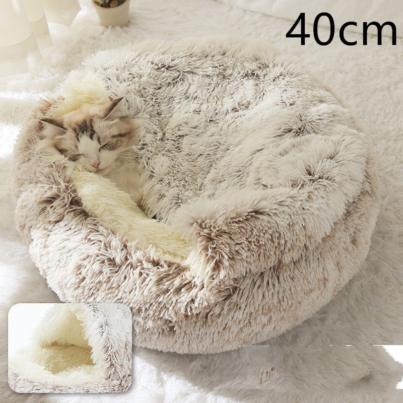 2 In 1 Long Plush Bed