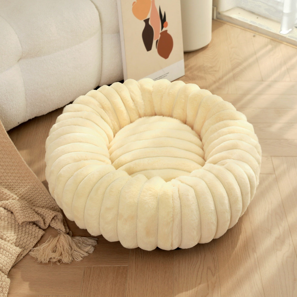 High Weight Pet Long Hair Bed