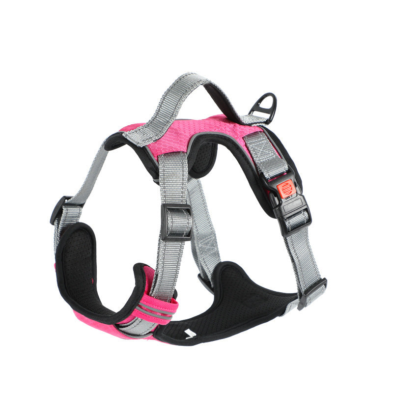 Dog Hand Holding Rope Vest Dog Chest Strap