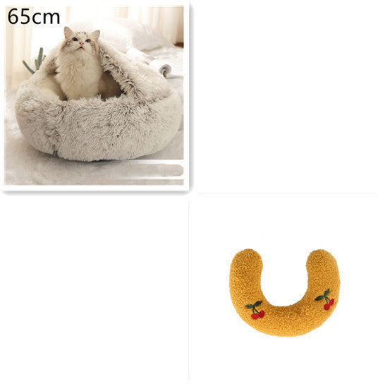 2 In 1 Long Plush Bed