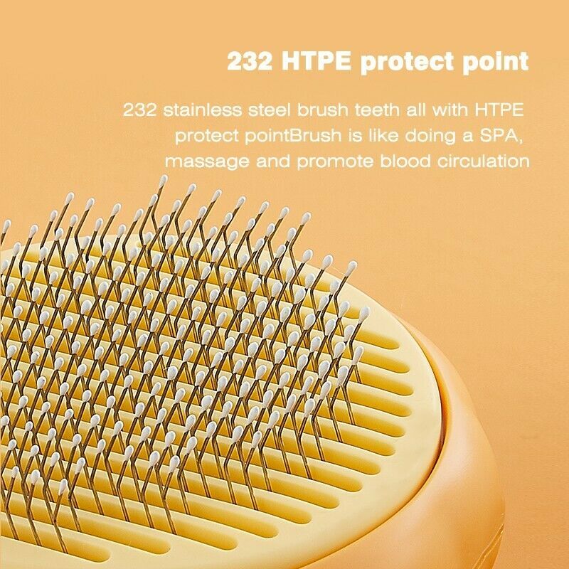 Pumpkin Pet Needle Comb