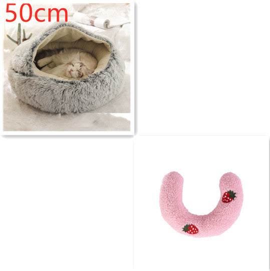 2 In 1 Long Plush Bed