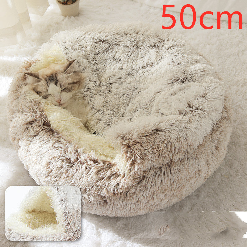 2 In 1 Long Plush Bed