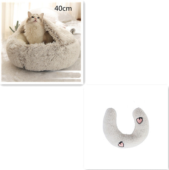 2 In 1 Long Plush Bed