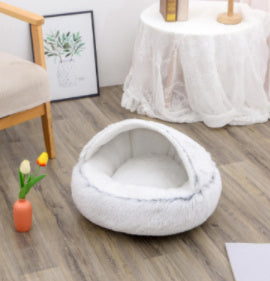2 In 1 Long Plush Bed