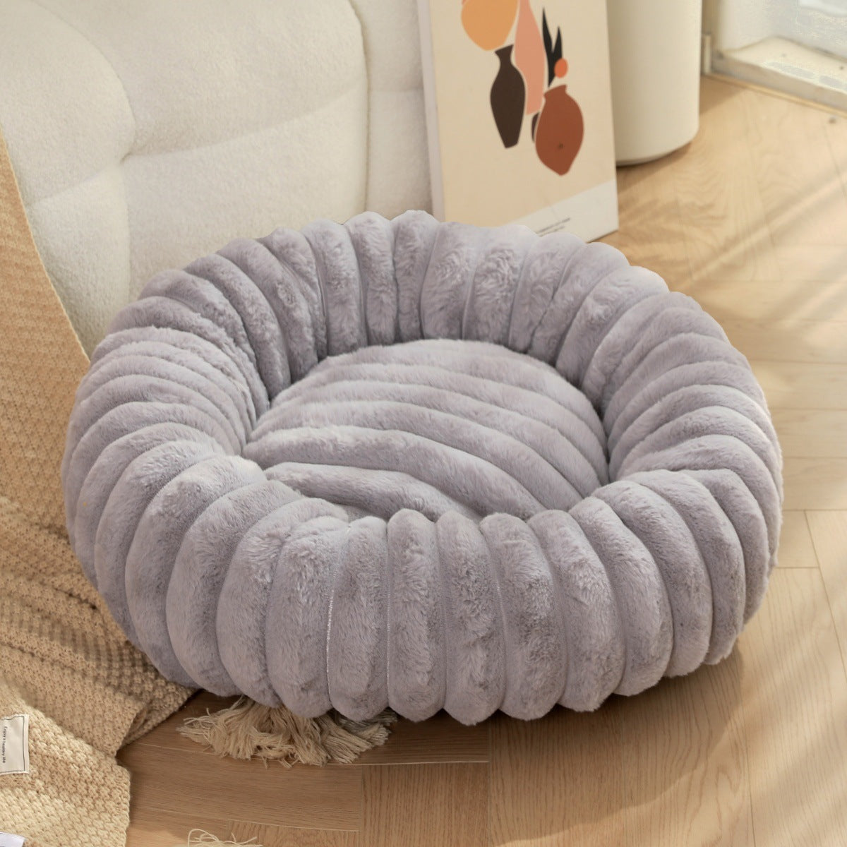 High Weight Pet Long Hair Bed