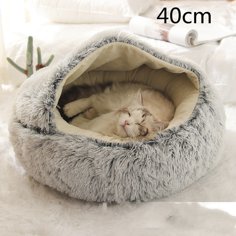 2 In 1 Long Plush Bed