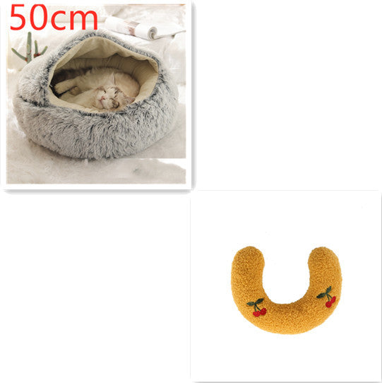 2 In 1 Long Plush Bed