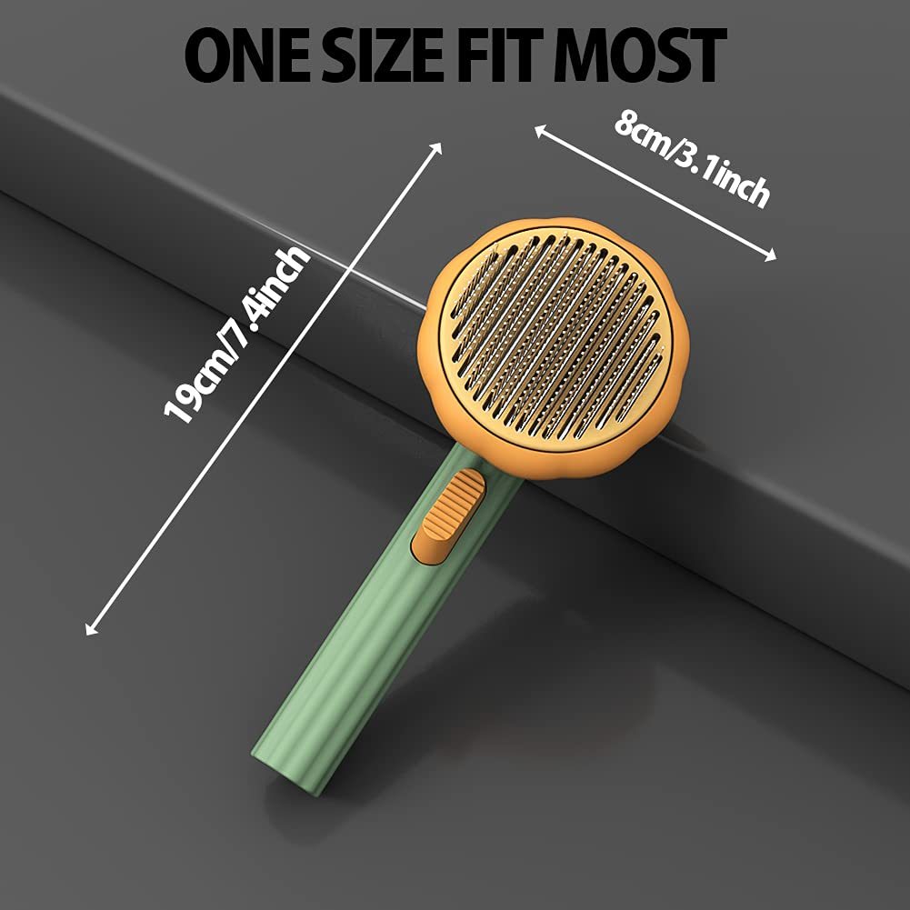 Pumpkin Pet Needle Comb