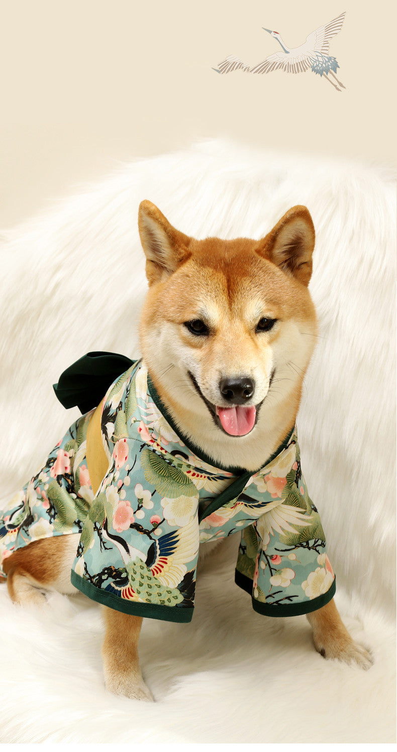Dog Clothes Kimono Tang Suit