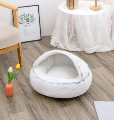 2 In 1 Long Plush Bed