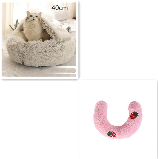 2 In 1 Long Plush Bed