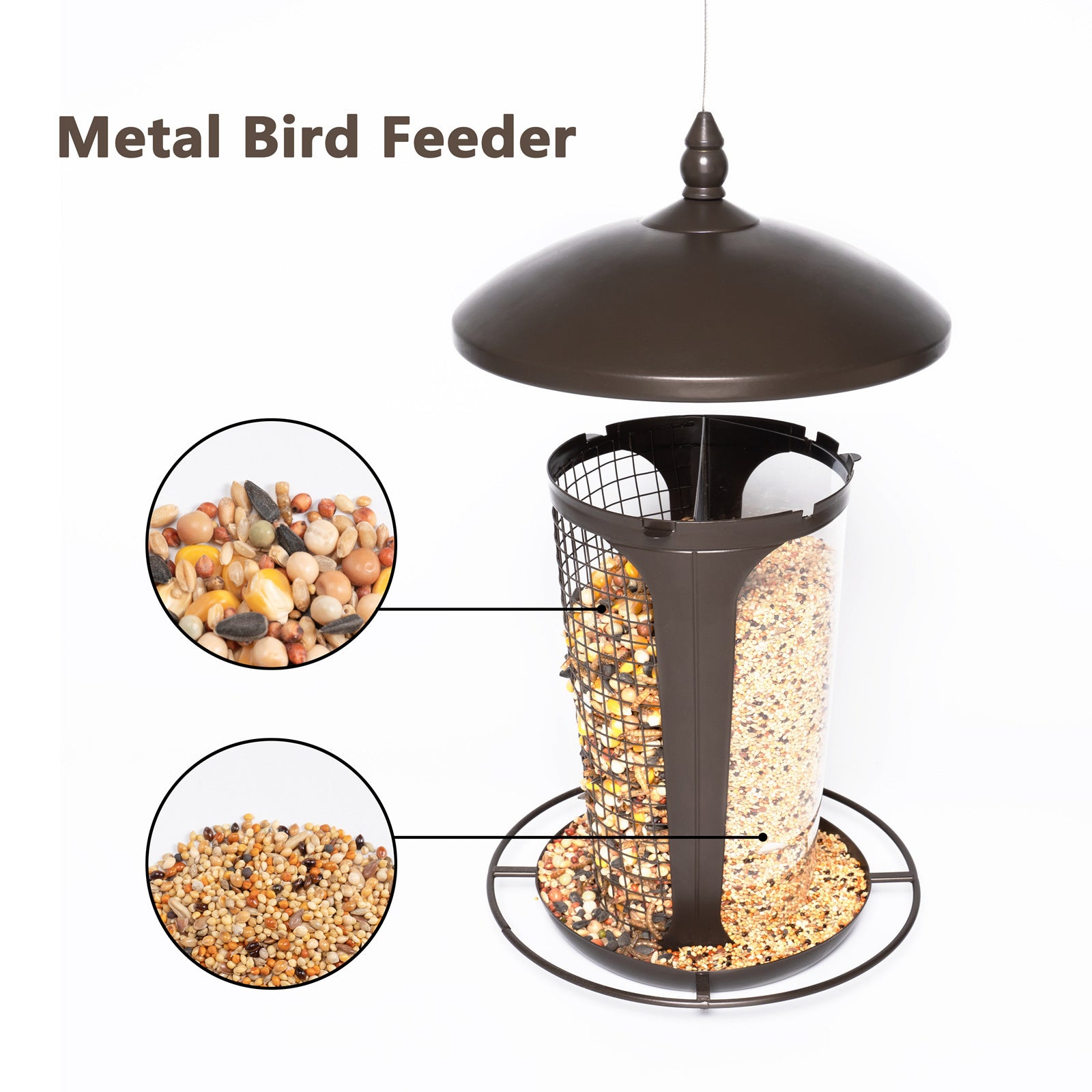 Outdoor 2-in-1 Feeder Hanging Automatic